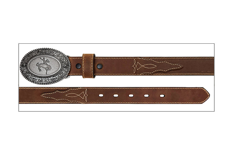 0321 Wrangler Kid's Western Crazy Horse Western Belt