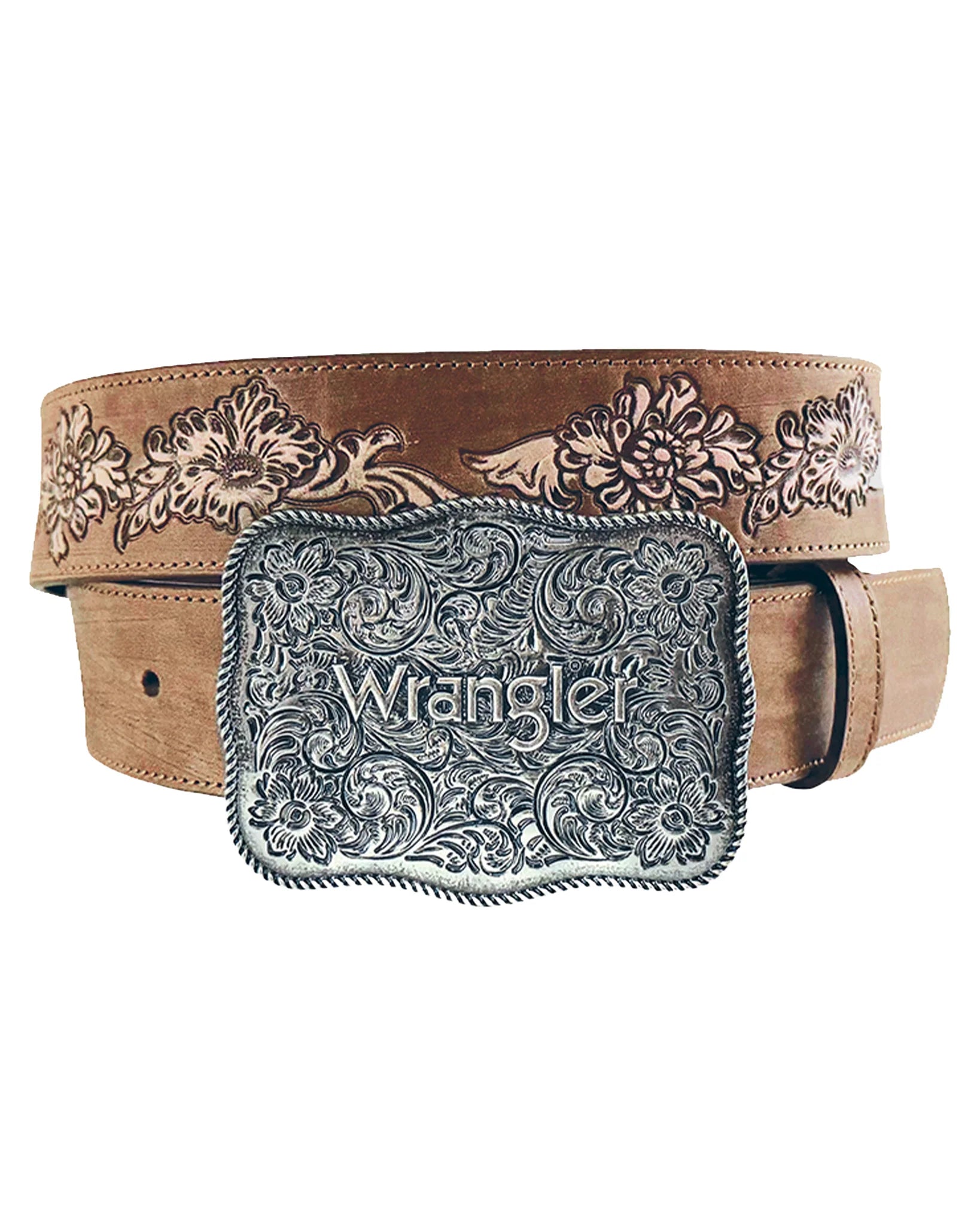 5390 Wrangler Ladies Floral Western Belt