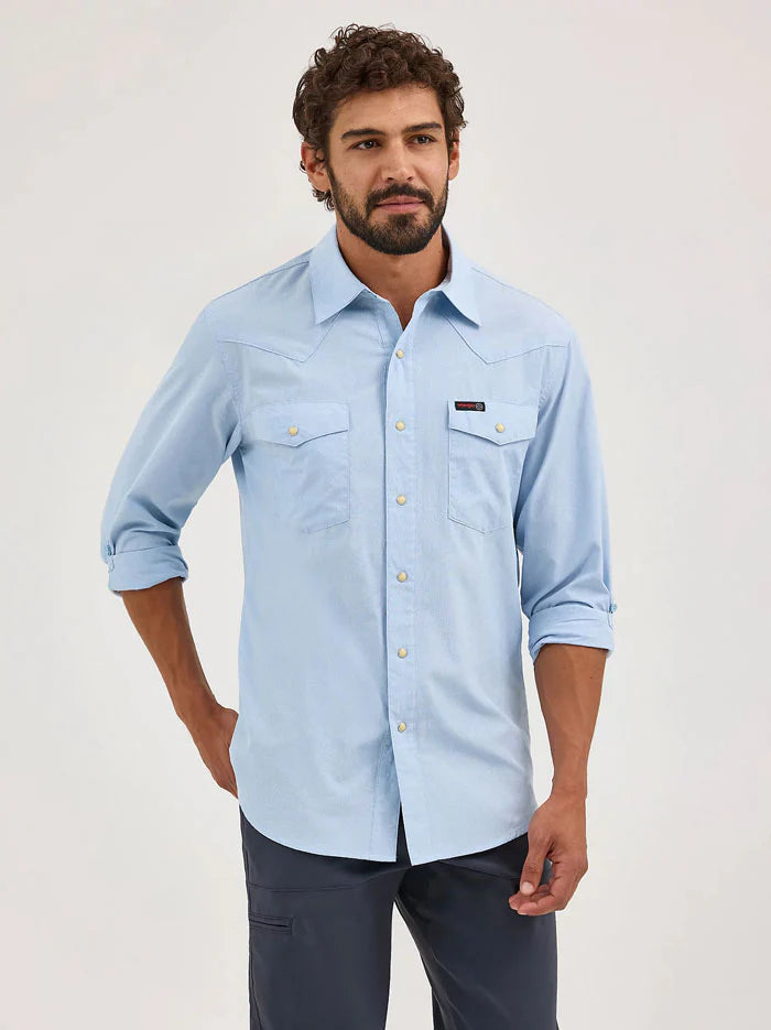 0550 Wrangler Men's ATG Drover Western Utility Shirt