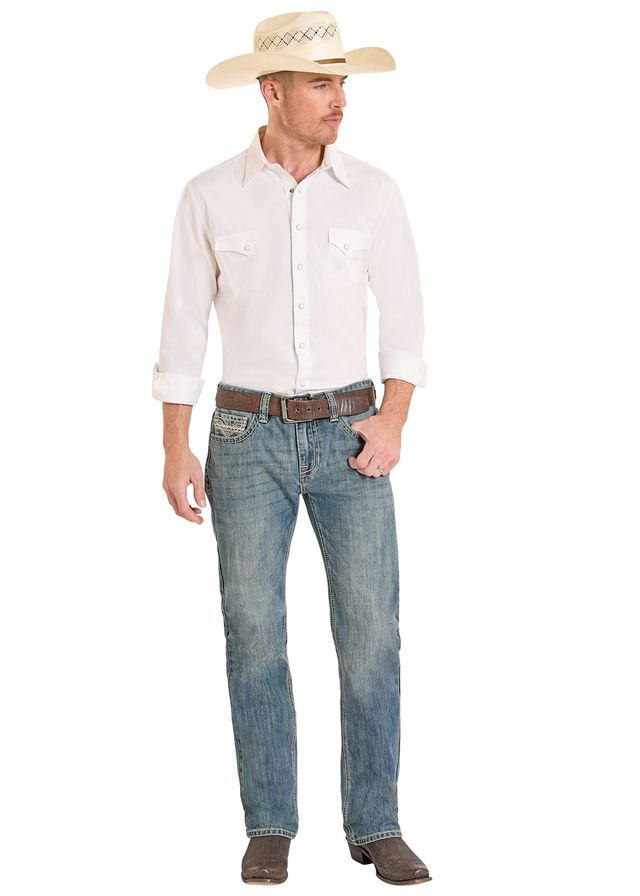 8581 Rock & Roll Denim Men's Pistol Boot Cut Jeans