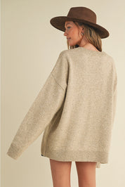 7547 Cloud Ten Ladies Western Cowboy Boot & Hat Sweater