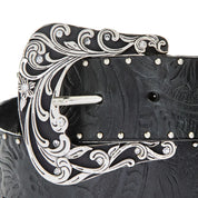 0790 Roper Ladies Embossed Floral Belt