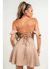 236B Privy Ladies Of Shoulders Bustier Mini Dress