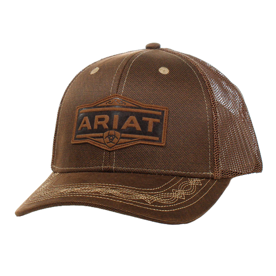 2902 Ariat Men's Vintage Logo Patch Snapback Cap