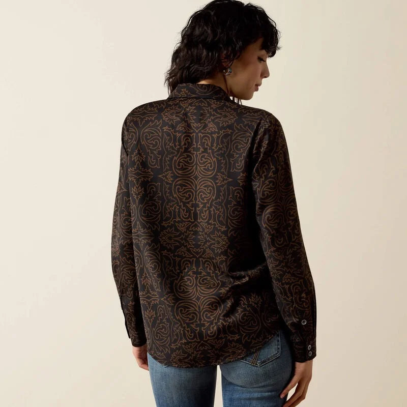 9527 Ariat Ladies Homestyle Long Sleeve Shirt