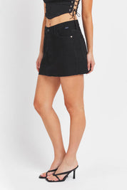 AM59277 Cello Ladies Denim Mid Waisted Skirt