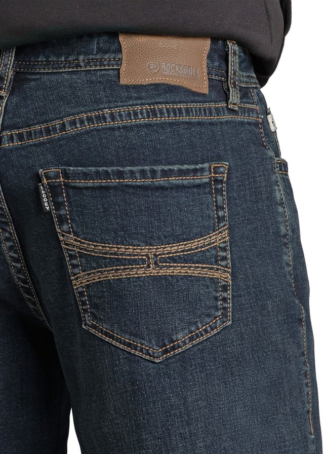 7466 Rock & Roll Men's Hooey Double Stacked Jeans