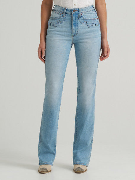 9374 Wrangler Ladies Retro Bailey High Rise Bootcut Jeans