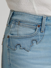 9374 Wrangler Ladies Retro Bailey High Rise Bootcut Jeans