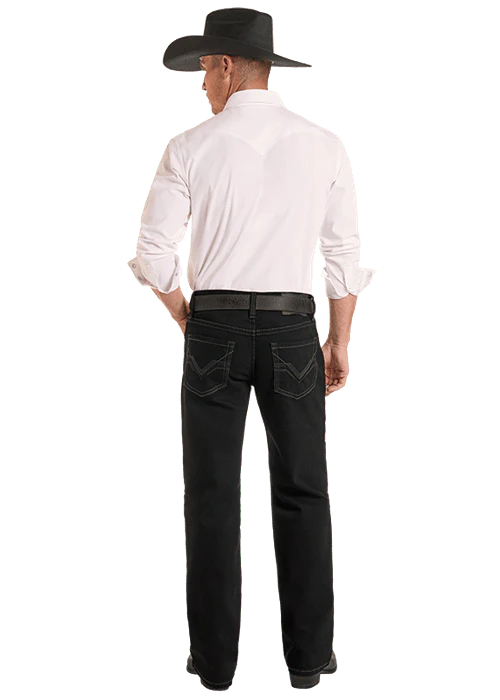 0284 Rock & Roll Men's Double Barrel Boot Cut Jeans