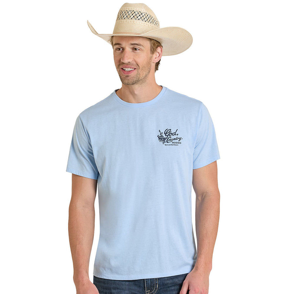 8598 Rock & Roll Men's Bronco Rider T-Shirt