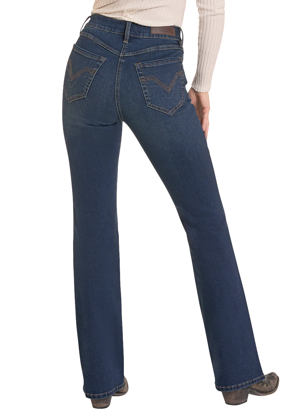 9923 Rock & Roll Ladies Sculpted High Rise Bootcut Jeans