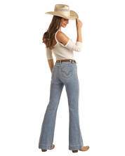 3578 Rock & Roll Denim Ladies Small V Mid Rise Trouser
