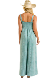 6294 Rock and Roll Ladies Smocked Jumpsuit