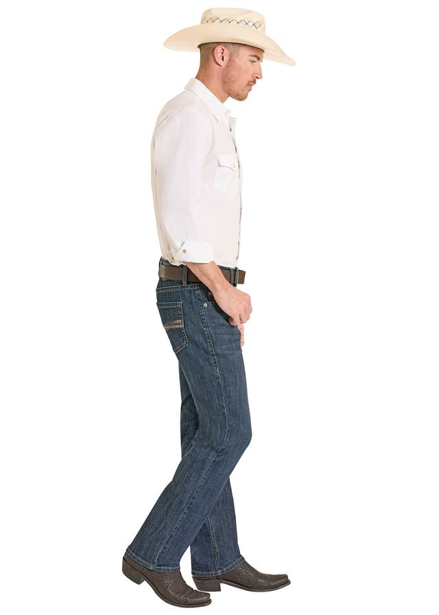 8579 Rock & Roll Men's Pistol Straight Leg Pants