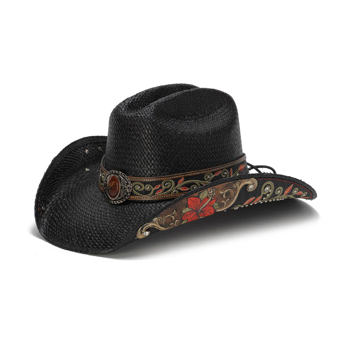 CA-1824 Stampede Carly Panama Straw Hat