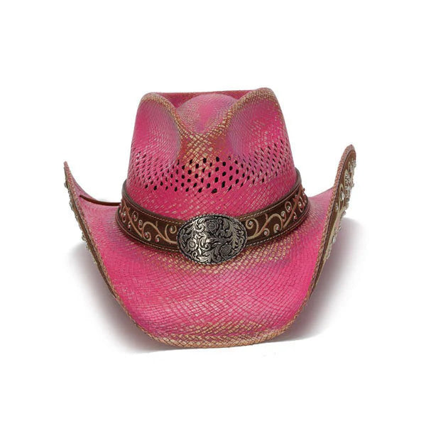 CA-1828 Stampede Jennie Panama Straw Hat