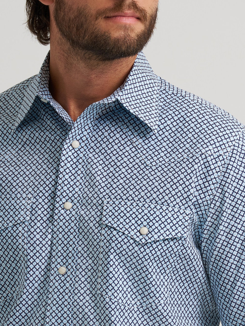 8713 Wrangler 20X Competition Get Print Short Sleeve Shirt