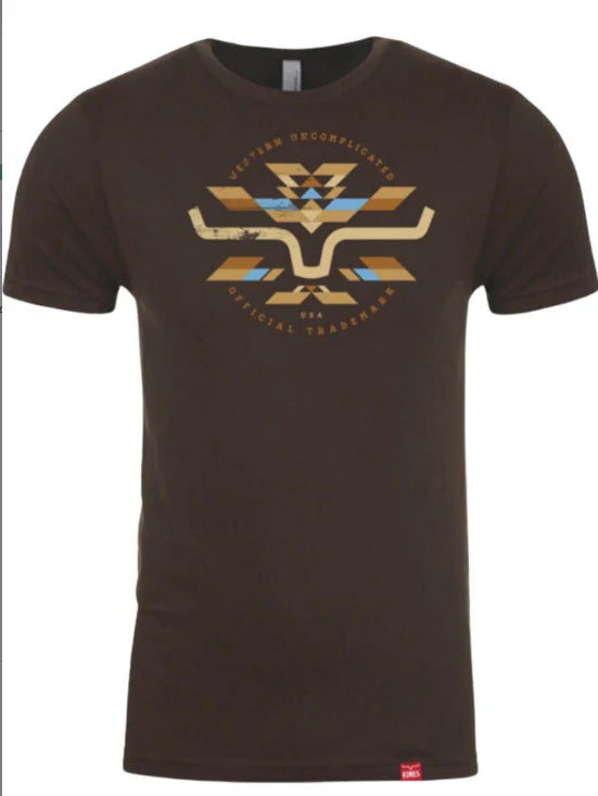0168 Kimes Ranch Men's Circular Serape T-Shirt