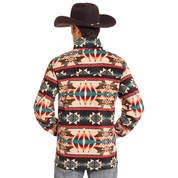 4078 Powder River Outfitted Men's Aztec Fleece Pullover