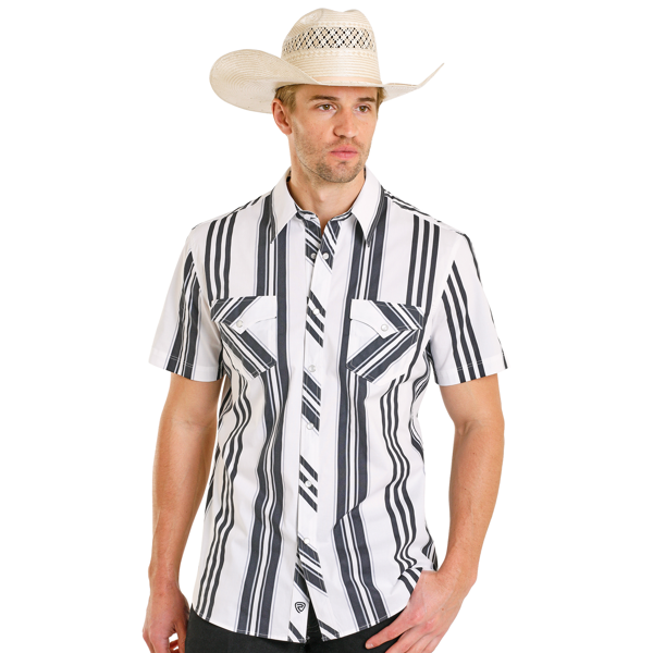 8303 Rock & Roll Men's Vintage Stripe Shirt