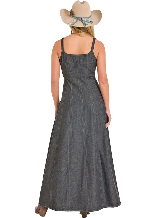 7811 Rock & Roll Ladies Buckle Maxi Dress