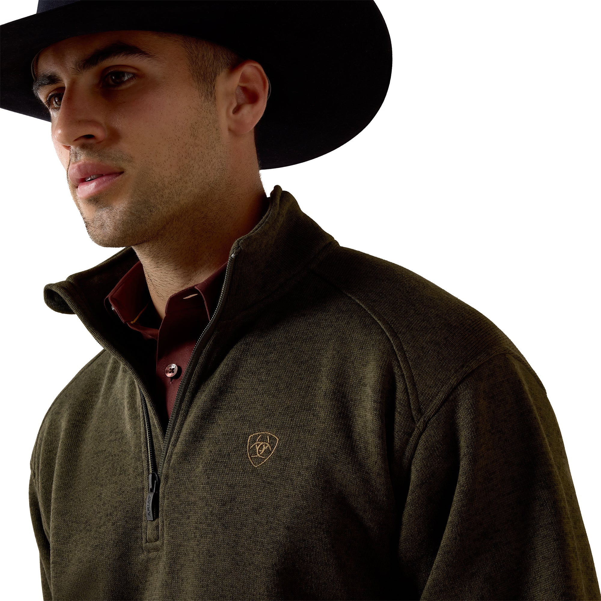 9650 Ariat Men's Caldwell 1/4 Zip Sweater
