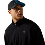 5374 Ariat Men's Holiday 1/4 Zip Sweatshirt