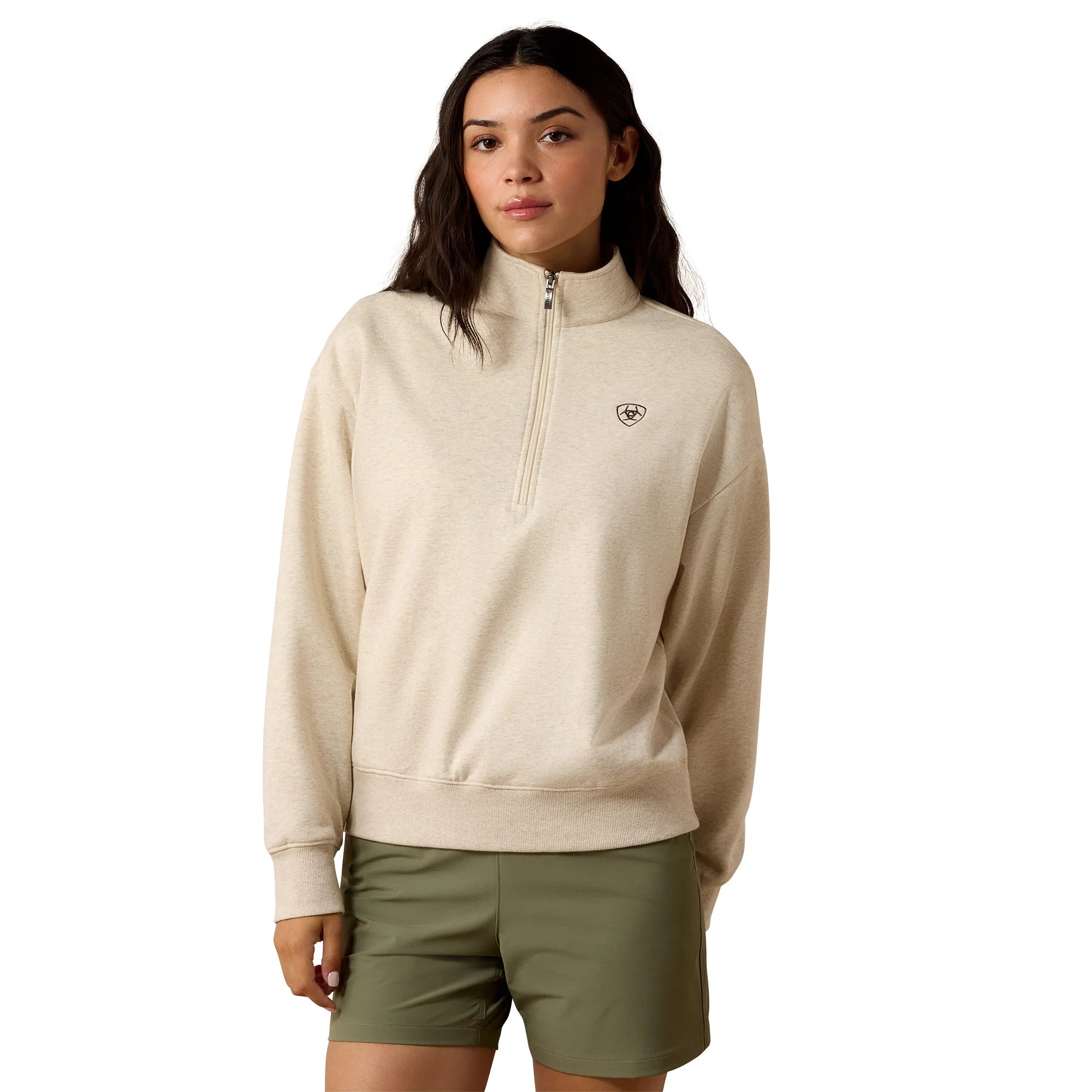 5379 Ariat Ladies Holiday 1/2 Zip Sweatshirt