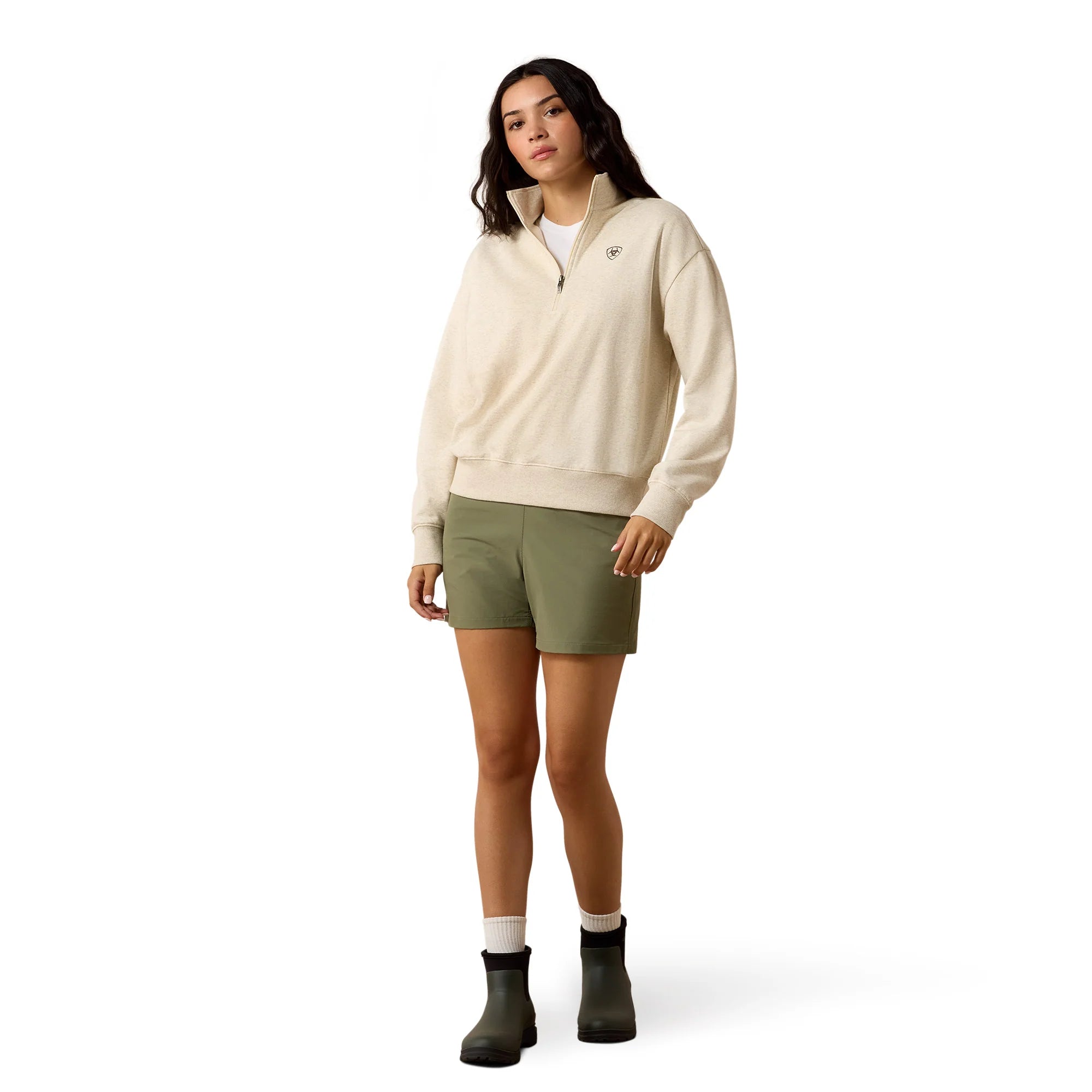 5379 Ariat Ladies Holiday 1/2 Zip Sweatshirt