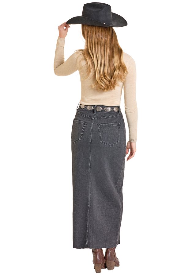 7883 Rock & Roll Ladies Front Seam Maxi Skirt