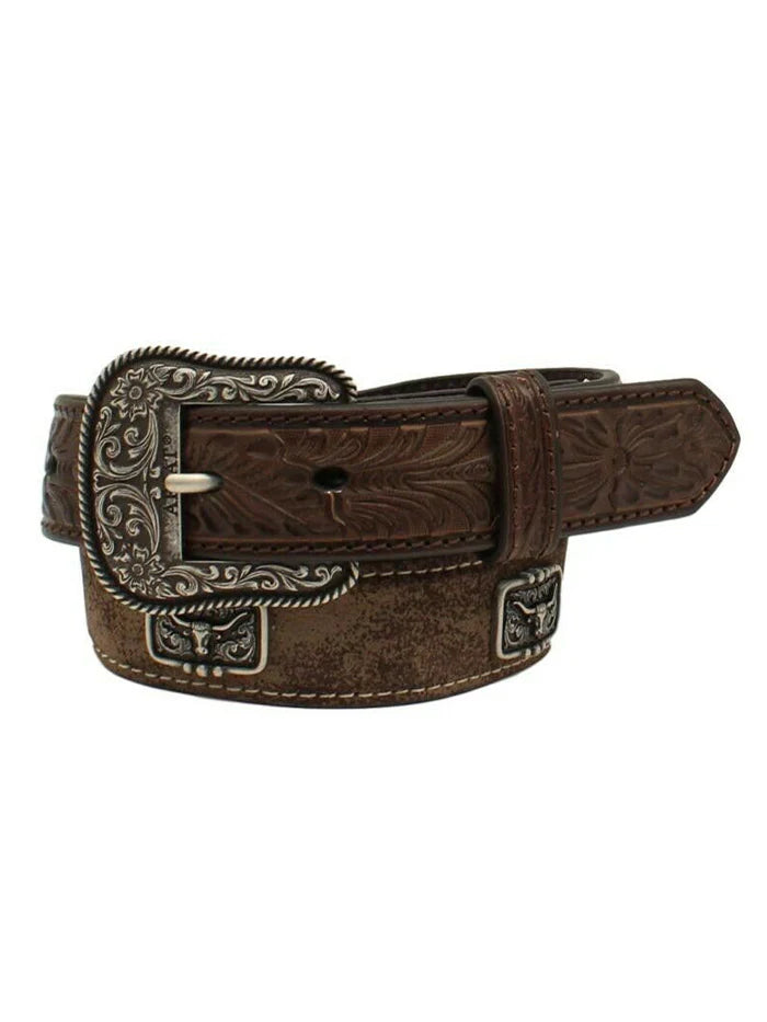 7202 Ariat Boy's Longhorn Concho Belt