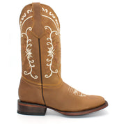 H222631 Hooch Ladies Wide Square Toe Boots