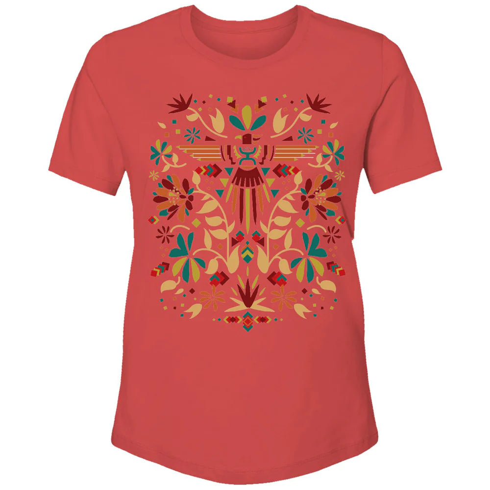 HT1672RD Hooey "Thunder Blossom" Shirt