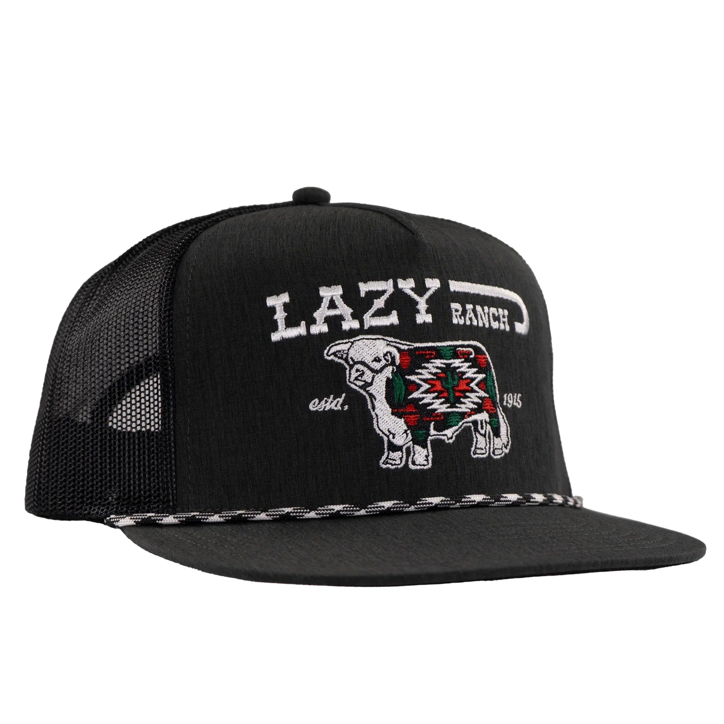 4945 Lazy J Ranch Heather Alpine Classic Rope Trucker Hat