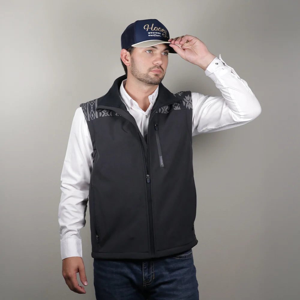 2614 Hooey Men's Jackson Softshell Vest
