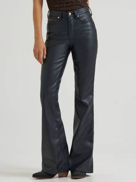 5583 Wrangler X Lainey Wilson Flare Faux Leather Pants