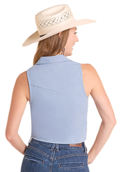 8832 Panhandle Ladies Floral Zip Up Vest