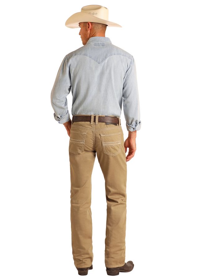 6141 Rock & Roll Men's Double Barrel Straight Leg Pants