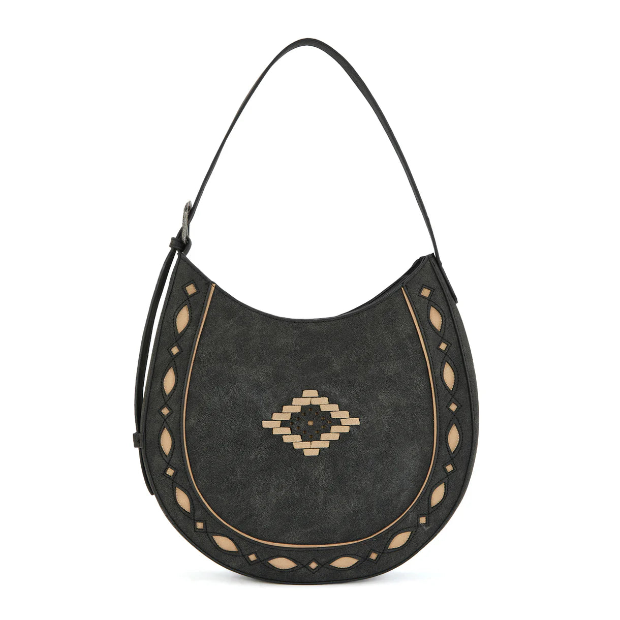 MW1359 Montana West Ladies Aztec Cut-out Hobo Shoulder Bag