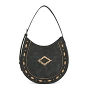 MW1359 Montana West Ladies Aztec Cut-out Hobo Shoulder Bag