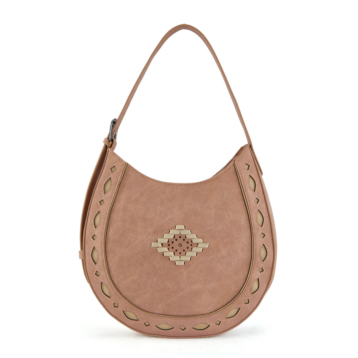 MW1359 Montana West Ladies Aztec Cut-out Hobo Shoulder Bag