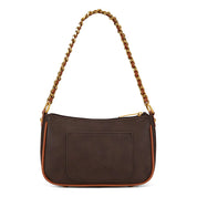 MW1362 Montana West Tooled Floral Chain Shoulder Crossbody Bag