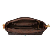 MW1362 Montana West Tooled Floral Chain Shoulder Crossbody Bag