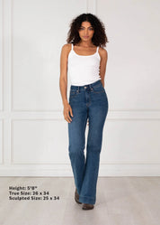 9925 Rock & Roll Ladies Sculpted High Rise Trouser