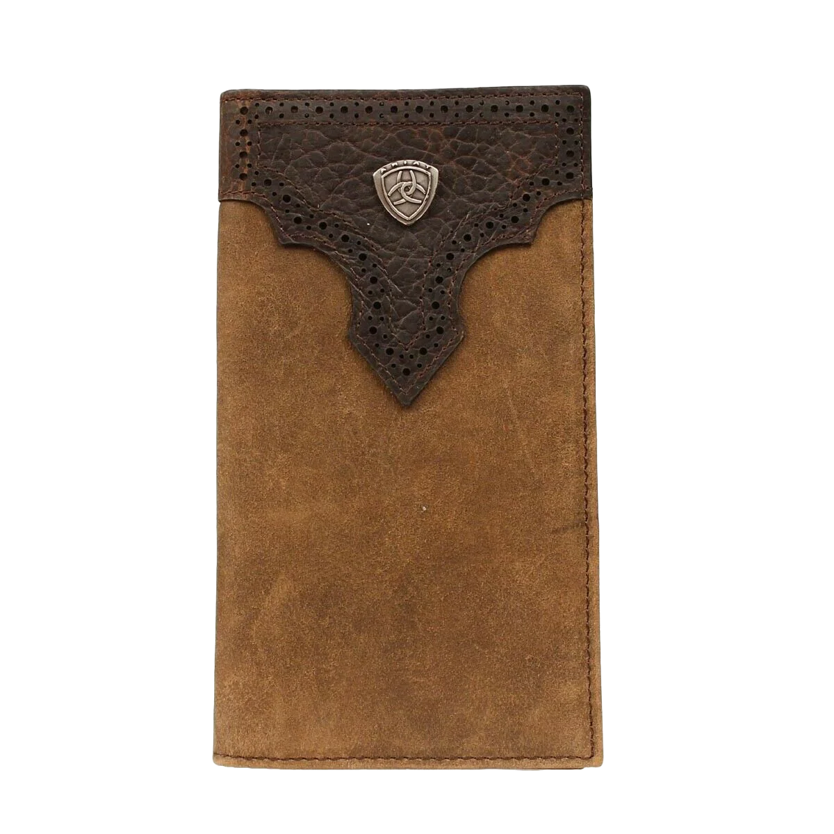 1244 Ariat Men's Distressed Leather Rodeo Wallet