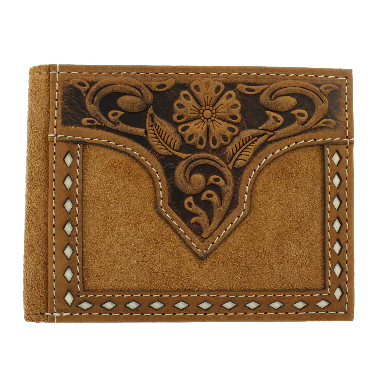 5908 Nocona Roughout Floral Bifold Wallet
