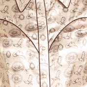 4517 Rock & Roll Ladies Satin Western Shirt