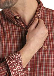 2630 Panhandle Men's Checker Snap Shirt