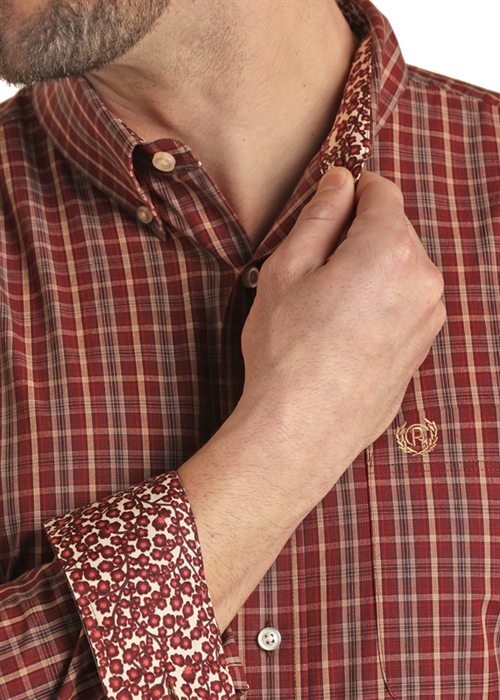 2630 Panhandle Men's Checker Snap Shirt